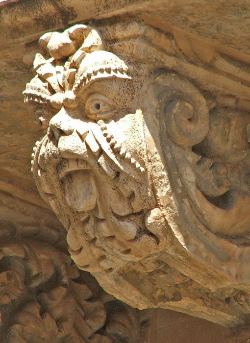 Balcone di Via Nicolaci - dettaglio