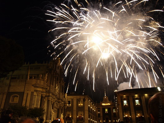 Fuochi d'artificio per Sant'Agata