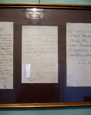 Castello Nelson, biglietto autografo di G. Verdi