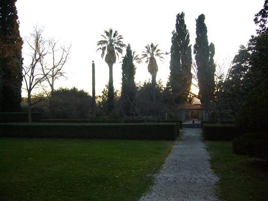 Castello dell'ammiraglio Nelson, giardino