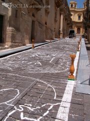 Noto, infiorata 2008, Disegni preparatori