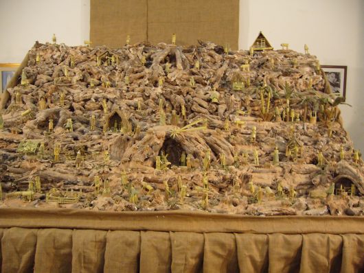 Presepe di canne a Noto